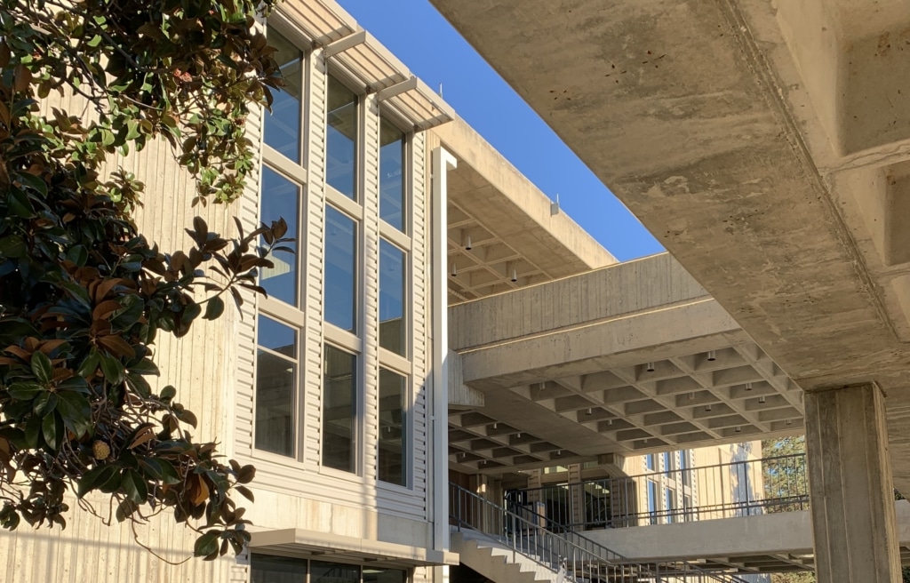 Main entrance to the Redding Civic Auditorium