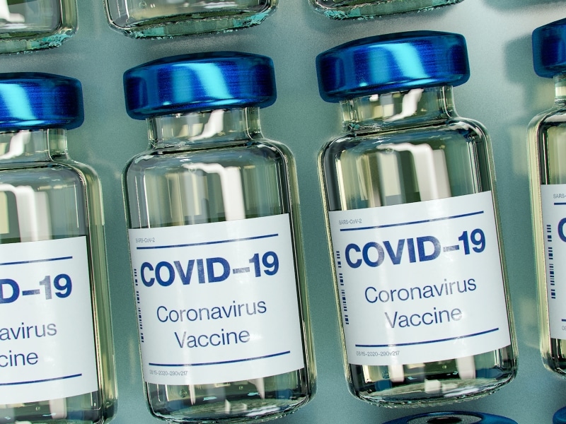bottles of Covid Vaccine